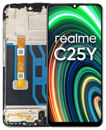 Wyświetlacz do Realme C25Y Ekran LCD Ramka RMX3265 RMX3268 RMX3269