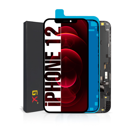 Wyświetlacz do iPhone 12 / 12 Pro Ekran LCD OLED GX A2407 Wymienny Chip
