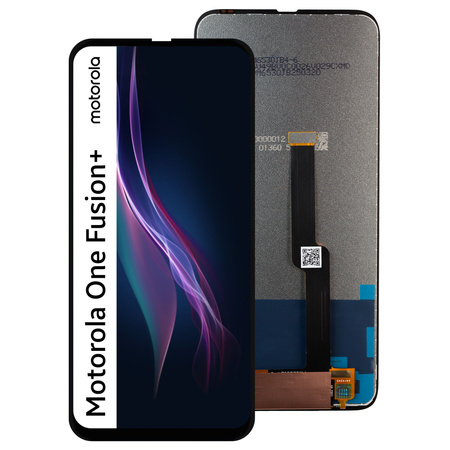 Wyświetlacz do Motorola One Fusion Plus Ekran LCD Ramka Czarna PAKF0002IN