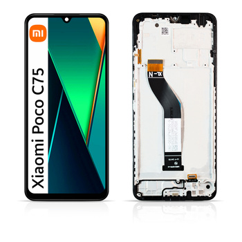 Wyświetlacz do Xiaomi Poco C75 Ekran LCD Ramka 2410FPCC5G
