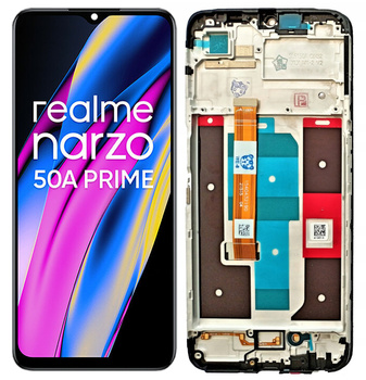 Wyświetlacz do Realme Narzo 50A Prime Ekran LCD Ramka Oryginał Zila RMX3516