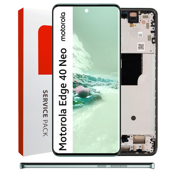 Wyświetlacz do Motorola Edge 40 Neo Ekran LCD Ramka Oryginał Zila XT2307-1