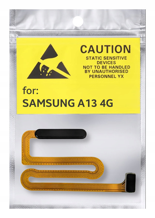 Oryginał Czytnik Linii Papilarnych do Samsung A13 4G SM-A135F Power Czarny
