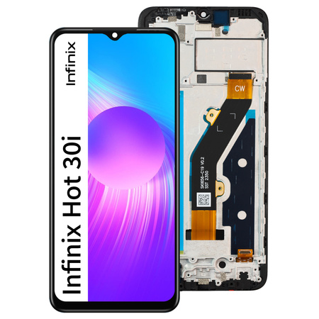 Wyświetlacz do Infinix Hot 30i Ekran LCD Ramka X669 X669D
