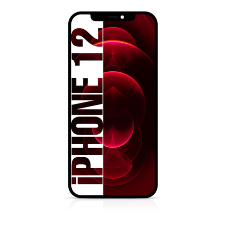 Wyświetlacz do iPhone 12 / 12 Pro Ekran LCD OLED GX A2407 Wymienny Chip