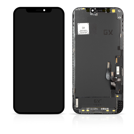 Wyświetlacz do iPhone 12 / 12 Pro Ekran LCD OLED GX A2407 Wymienny Chip