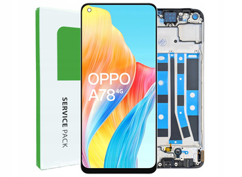 Wyświetlacz do Oppo A78 4G Ekran LCD Ramka Oryginał Zila CPH2565