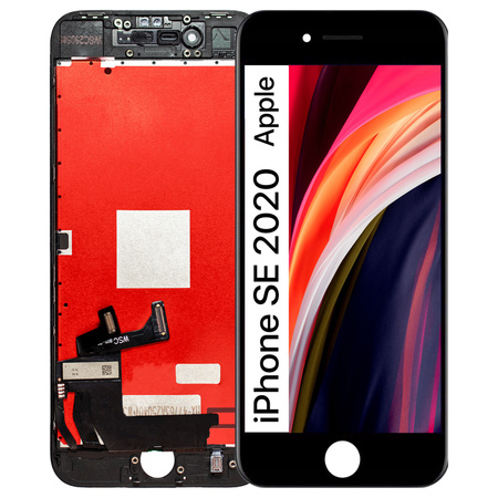 Wyświetlacz do iPhone SE 2020 Ekran LCD Czarny A2275 A2296
