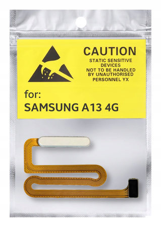 Oryginał Czytnik Linii Papilarnych do Samsung A13 4G Przycisk Power Biały