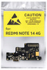 ORYGINAŁ PŁYTKA GNIAZDO ŁADOWANIA USB DO XIAOMI REDMI NOTE 14 4G 24117RN76G