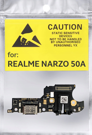 ORYGINAŁ PŁYTKA GNIAZDO ŁADOWANIA USB DO REALME NARZO 50A RMX3430