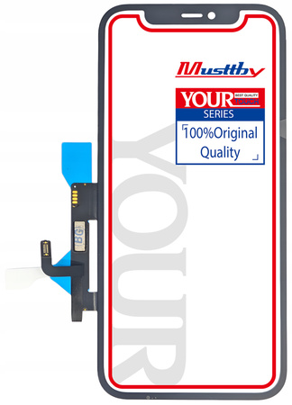 SZYBA SZKŁO WYŚWIETLACZA DOTYK KLEJ OCA DO IPHONE 12 PRO MUSTTBY Z CHIP