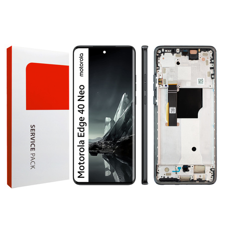 Wyświetlacz do Motorola Edge 40 Neo Ekran LCD Ramka Oryginał Zila XT2307-1
