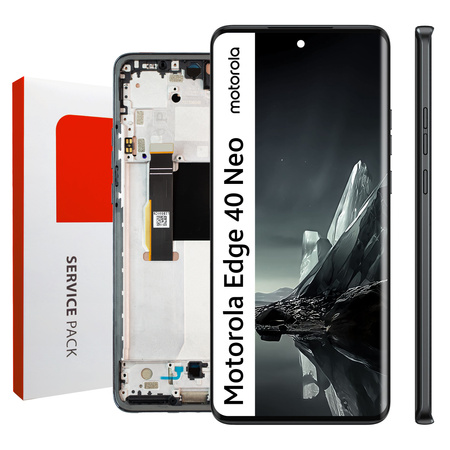 Wyświetlacz do Motorola Edge 40 Neo Ekran LCD Ramka Oryginał Zila XT2307-1