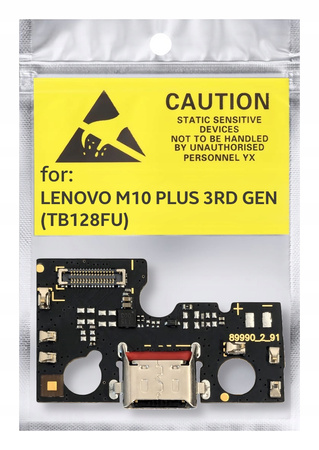 Płytka Ładowania USB do Lenovo M10 Plus 3rd Gen Oryginał Zila TB128FU