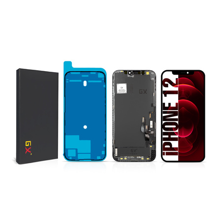 Wyświetlacz do iPhone 12 / 12 Pro Ekran LCD OLED GX A2407 Wymienny Chip