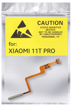 ORYGINAŁ TAŚMA PRZYCISK POWER CZYTNIK LINII DO XIAOMI 11T PRO SREBRNY