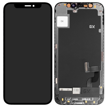 Wyświetlacz do iPhone 12 mini Ekran LCD OLED GX A2399 A2176 +Uszczelka