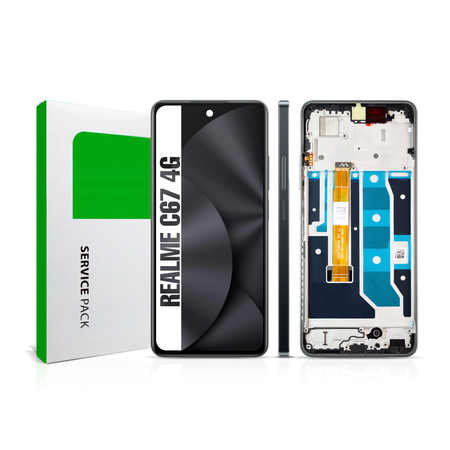Wyświetlacz do Realme C67 4G Ekran LCD Ramka Oryginał Zila RMX3890