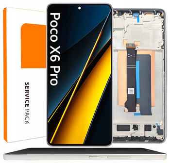 Wyświetlacz do Xiaomi Poco X6 Pro Ekran LCD Ramka Oryginał Zila 2311DRK48G