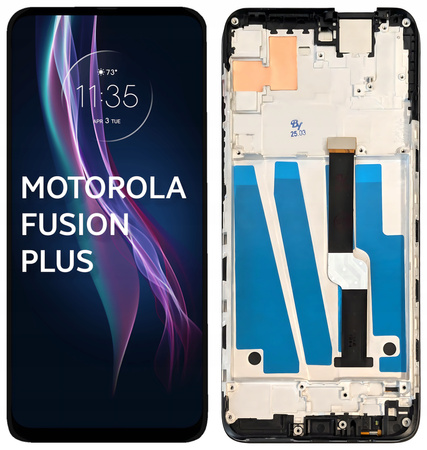 Wyświetlacz do Motorola One Fusion Plus Ekran LCD Ramka PAKF0002IN