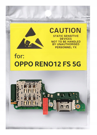 Płytka Ładowania do Oppo Reno12 FS 5G USB Złącze Oryginał Zila CPH2637