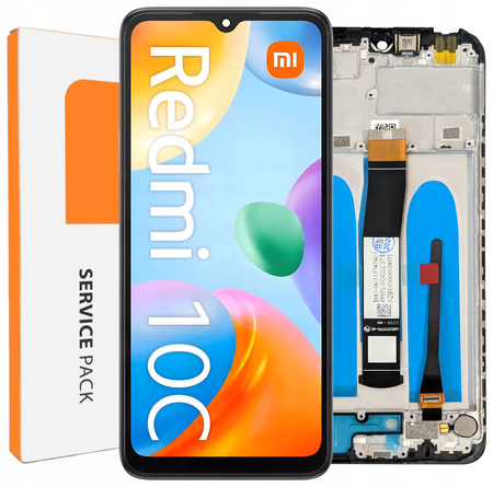 Wyświetlacz do Xiaomi Redmi 10C Ekran LCD Ramka Oryginał Zila 220333QAG