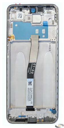 Wyświetlacz do Xiaomi Note 9 Pro Ekran LCD Ramka Srebrna M2003J6B2G