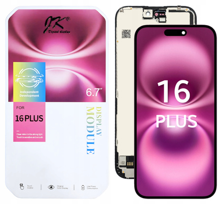 Incell do iPhone 16 Plus Wyświetlacz LCD Dotyk Chip IC True Tone JK
