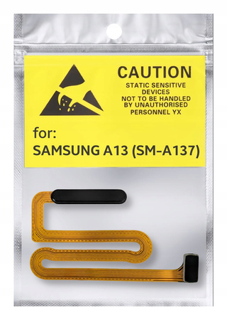Oryginał Czytnik Linii Papilarnych do Samsung A13 SM-A137 Power Czarny