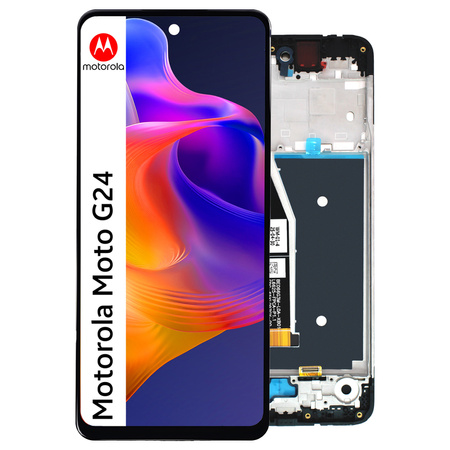 Wyświetlacz do Motorola Moto G24 Ekran LCD Ramka XT2423-1