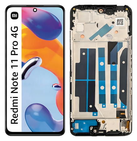 WYŚWIETLACZ EKRAN LCD DO XIAOMI REDMI NOTE 11 PRO 4G INCELL RAMKA 2201116TG