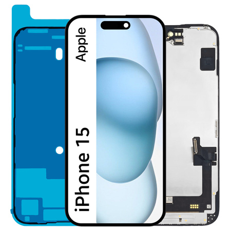 Wyświetlacz do iPhone 15 Ekran LCD Oryginał Zila A3090 A2846 +Uszczelka