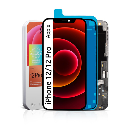 Wyświetlacz do iPhone 12 / 12 Pro Ekran LCD Incell JK Wymienny Chip
