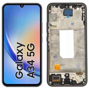 Wyświetlacz do Samsung Galaxy A34 5G Ekran LCD Incell Ramka Czarny SM-A346B