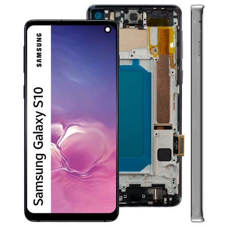 Wyświetlacz do Samsung Galaxy S10 Ekran LCD Incell Ramka Czarny SM-G973F