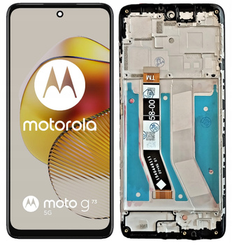 WYŚWIETLACZ EKRAN LCD DO MOTOROLA G73 RAMKA