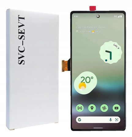 Wyświetlacz do Google Pixel 6a Ekran LCD Oryginał Zila GX7AS G1AZG