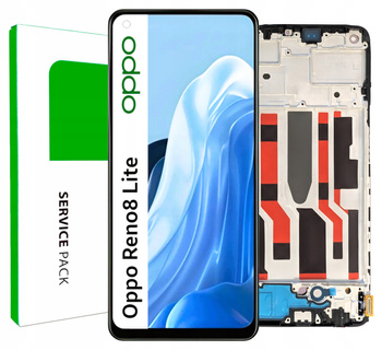 Wyświetlacz do Oppo Reno8 Lite Ekran LCD Ramka Oryginał Zila