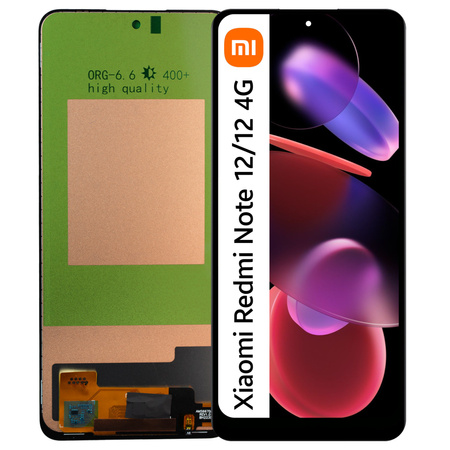 Wyświetlacz do Xiaomi Redmi Note 12 / 12 4G Ekran LCD Incell 23021RAAEG