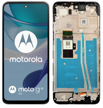 WYŚWIETLACZ EKRAN LCD DO MOTOROLA G53 RAMKA