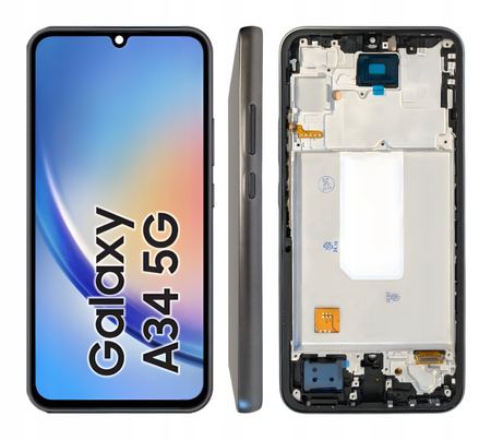 WYŚWIETLACZ EKRAN LCD DO SAMSUNG GALAXY A34 5G INCELL RAMKA CZARNA SM-A346B