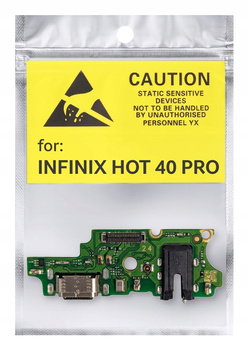 ORYGINAŁ PŁYTKA GNIAZDO ŁADOWANIA USB ZŁĄCZE DO INFINIX HOT 40 PRO