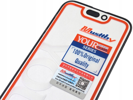 ORYGINAŁ SZYBA SZKŁO WYŚWIETLACZA KLEJ OCA DO IPHONE 15 PRO MUSTTBY