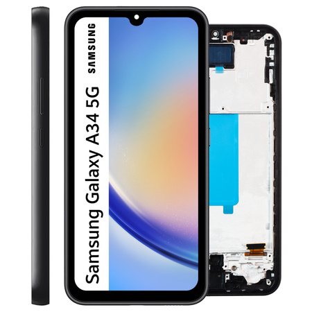Wyświetlacz do Samsung Galaxy A34 5G Ekran LCD Incell Ramka Czarny SM-A346B