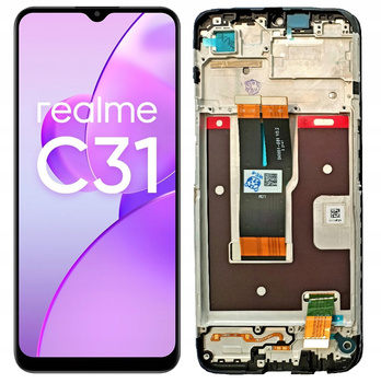 WYŚWIETLACZ EKRAN LCD DO REALME C31 RAMKA