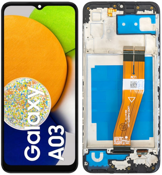 Wyświetlacz do Samsung Galaxy A03 2022 Ekran LCD Ramka SM-A035G 162mm