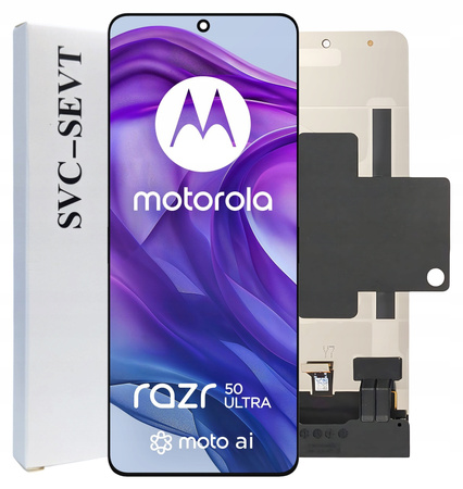 Wyświetlacz do Motorola Razr 50 Ultra Wewnętrzny Ekran LCD Oryginał Zila
