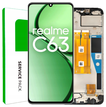 Wyświetlacz do Realme C63 4G Ekran LCD Ramka Oryginał Zila