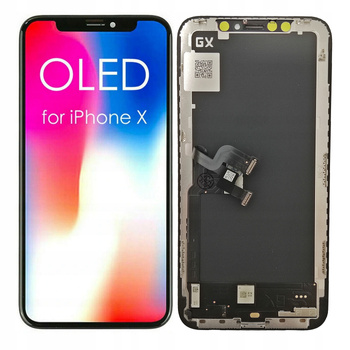 Wyświetlacz do iPhone X Ekran LCD OLED GX A1865 A1901 +Uszczelka